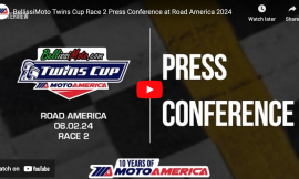 Video: BellissiMoto Twins Cup Race Two Press Conference From Road America
